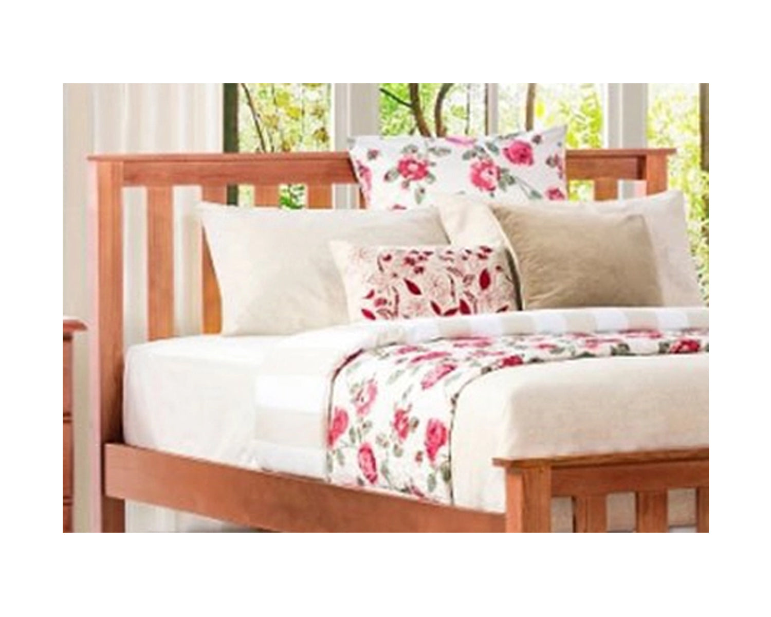 SINGLE CARRINGTON (AUSSIE MADE) BEDHEAD ONLY - ASSORTED COLOURS