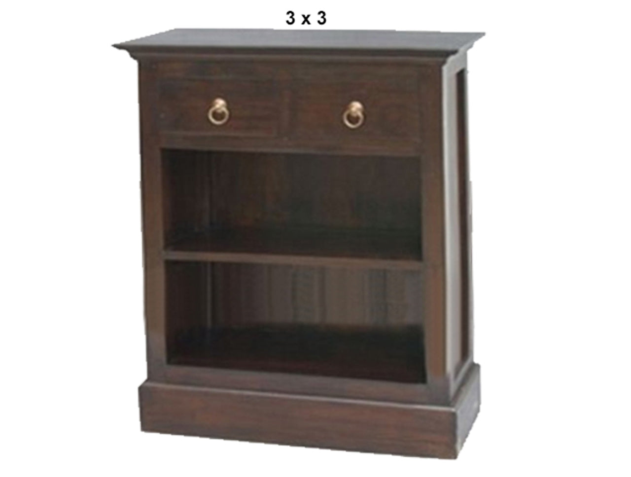 CENTRY (AUSSIE MADE) LOWLINE BOOKCASE WITH DRAWER COLLECTION - ASSORTED STAINED COLOURS - STARTING FROM $499