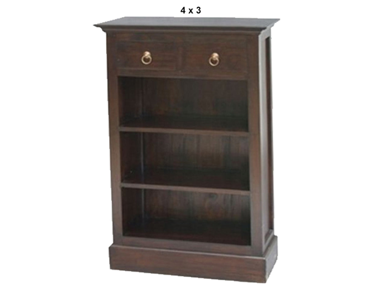 CENTRY (AUSSIE MADE) LOWLINE BOOKCASE WITH DRAWER COLLECTION - ASSORTED STAINED COLOURS - STARTING FROM $499