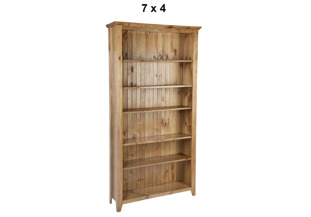CHUNKY (AUSSIE MADE) HIGHLINE BOOKCASE COLLECTION - ASSORTED STAINED COLOURS - STARTING FROM $799