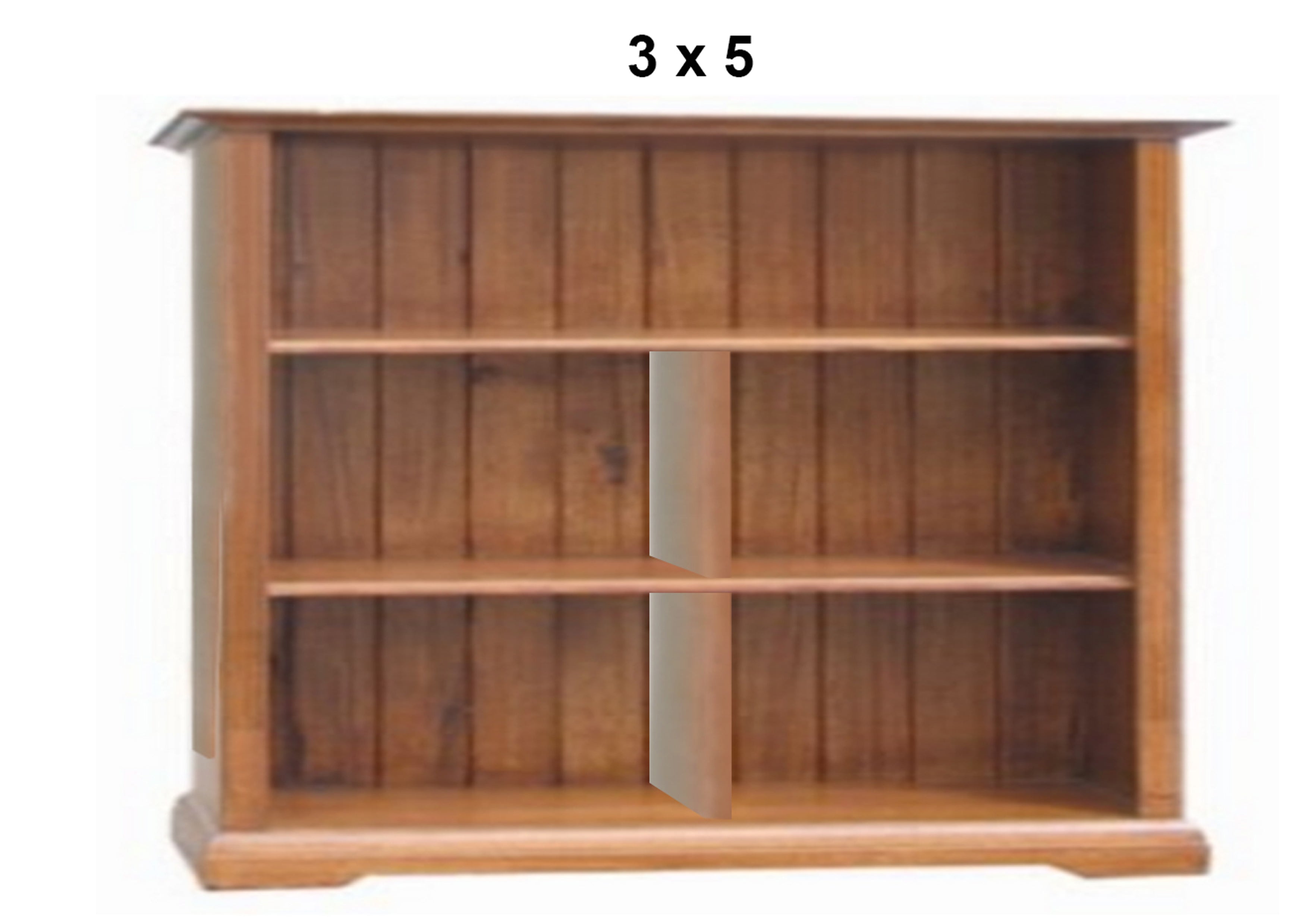 CHURACHS (AUSSIE MADE) LOWLINE BOOKCASE COLLECTION - ASSORTED STAINED COLOURS - STARTING FROM $499