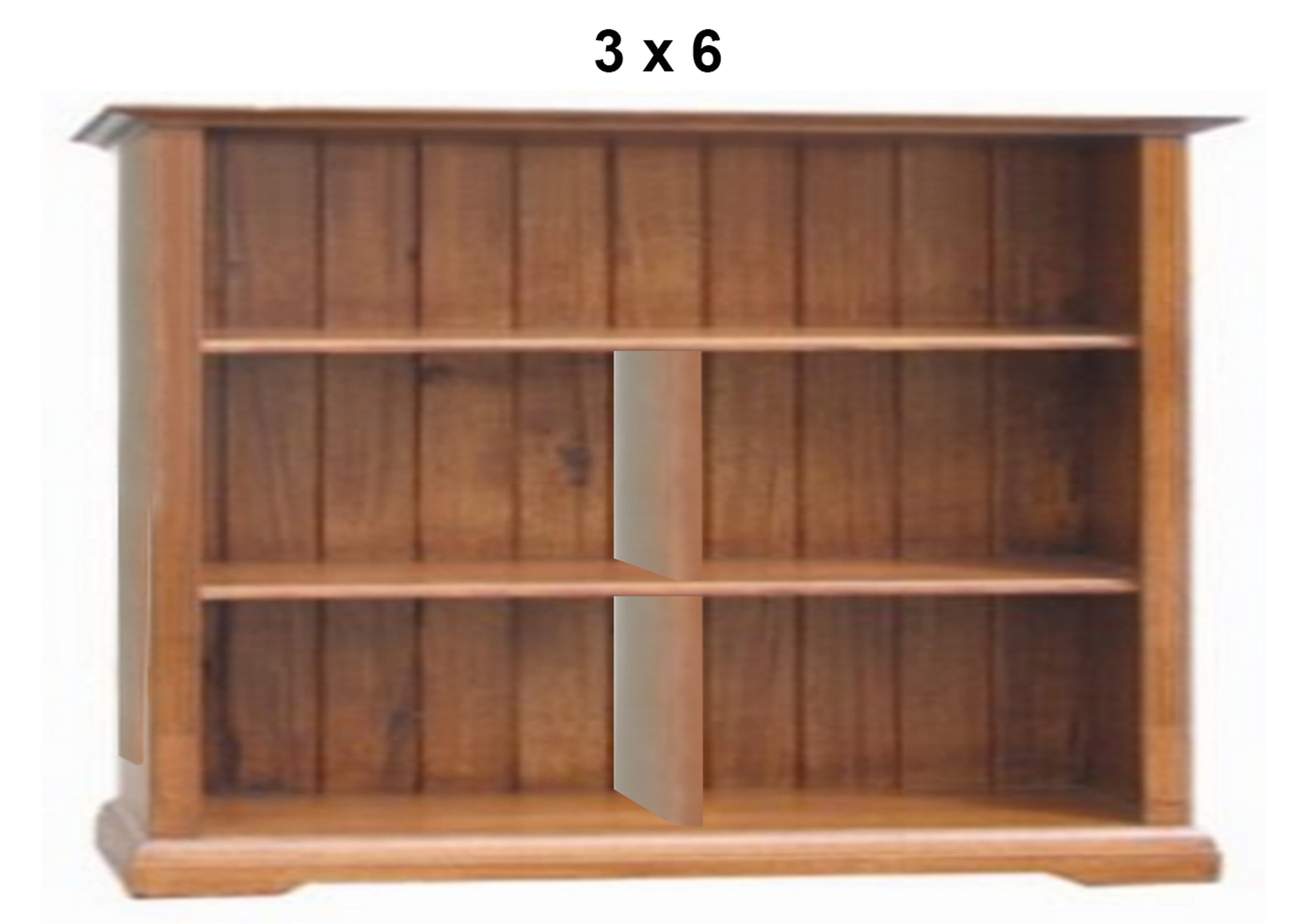CHURACHS (AUSSIE MADE) LOWLINE BOOKCASE COLLECTION - ASSORTED STAINED COLOURS - STARTING FROM $499