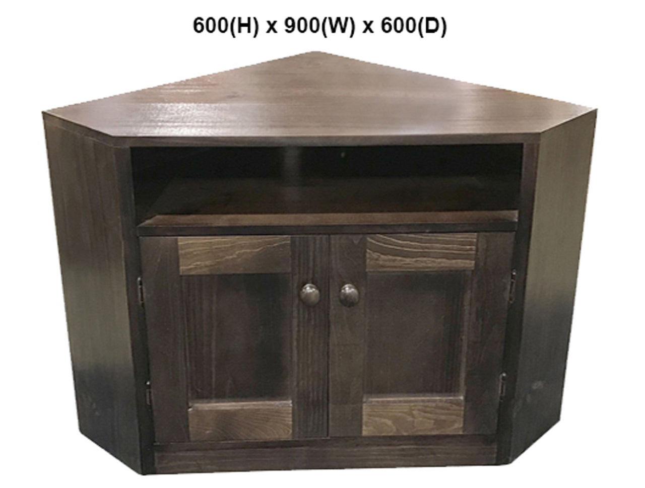 CLAUDE (AUSSIE MADE) CORNER TV STAND COLLECTION  - ASSORTED STAINED COLOURS - STARTING FROM $599
