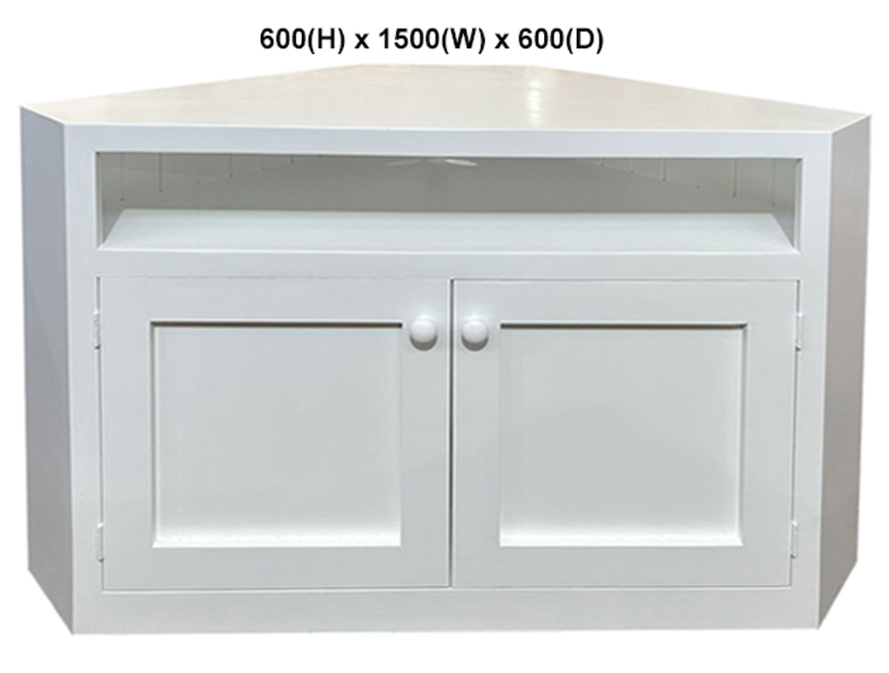 CLAUDE (AUSSIE MADE) CORNER TV STAND COLLECTION  - ASSORTED PAINTED COLOURS - STARTING FROM $799