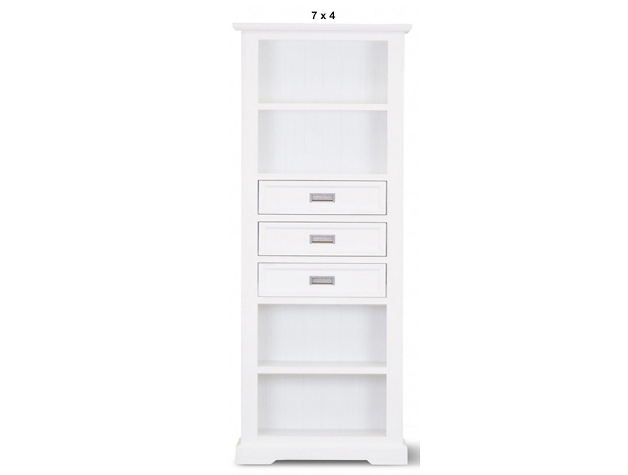COASTAL (AUSSIE MADE) HIGHLINE BOOKCASE WITH DRAWERS COLLECTION - ASSORTED PAINTED COLOURS - STARTING FROM $999