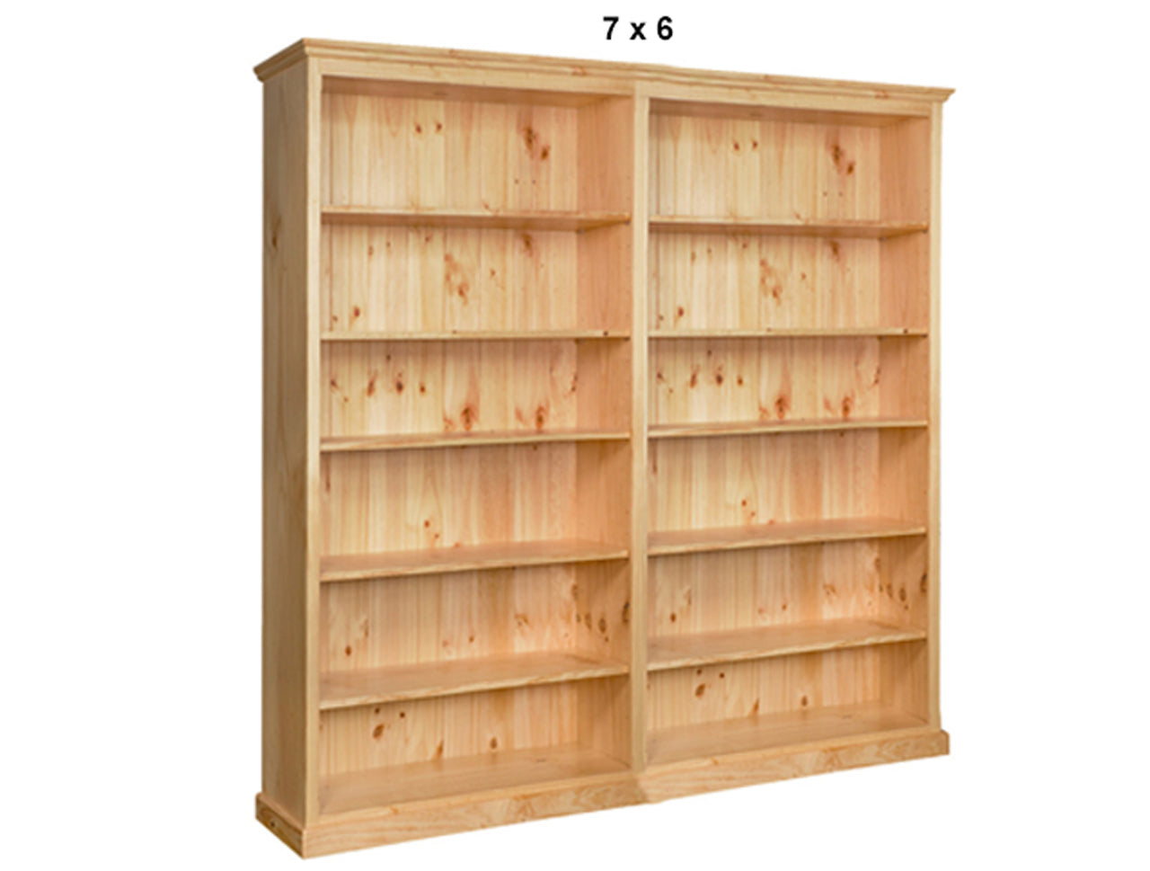 COLONIAL (AUSSIE MADE) BOOKCASE PIGEON PAIRED COLLECTION - ASSORTED STAINED COLOURS - STARTING FROM $1299