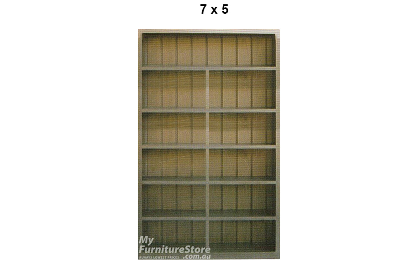 CUBE (AUSSIE MADE) HIGHLINE STANDARD BOOKCASE COLLECTION - TASMANIA OAK COMBINATION - ASSORTED STAINED COLOURS - STARTING FROM $899