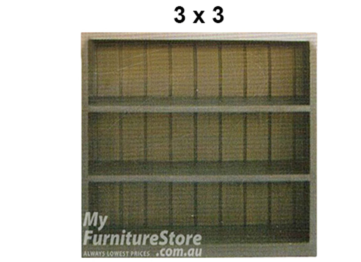 CUBE (AUSSIE MADE) LOWLINE BOOKCASE COLLECTION - TASMANIA OAK COMBINATION - ASSORTED STAINED COLOURS - STARTING FROM $649