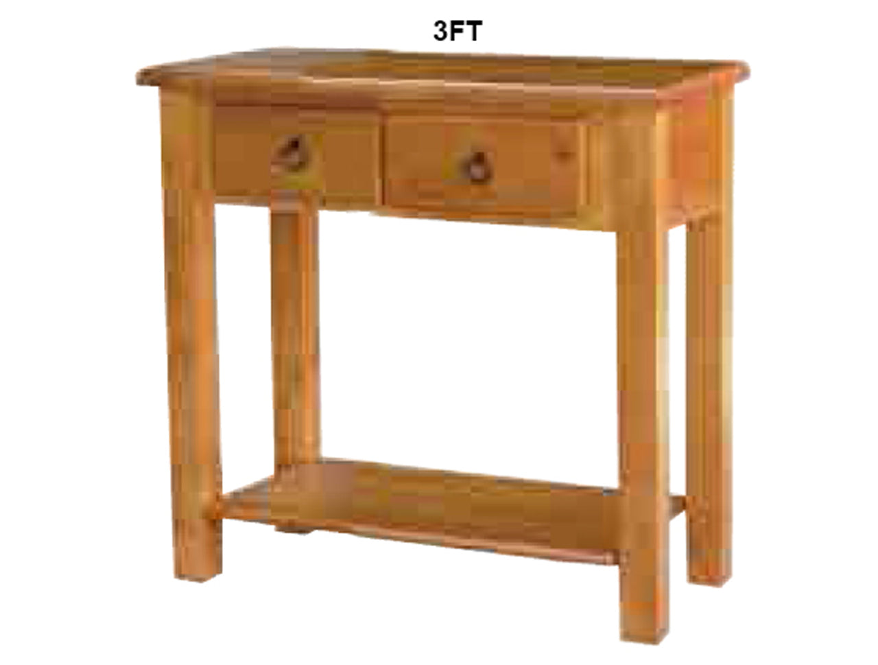 DEEONE (AUSSIE MADE) SOFA / HALL TABLE WITH SQUARE LEGS COLLECTION - ASSORTED STAINED COLOURS - STARTING FROM $599