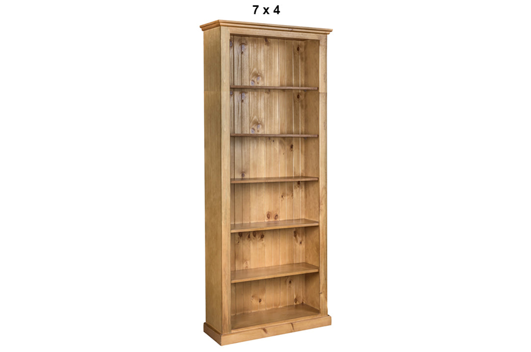 DOUBLEBAY (AUSSIE MADE) HIGHLINE BOOKCASE WITH 70mm FACINGS COLLECTION - ASSORTED COLOURS - STARTING FROM $599