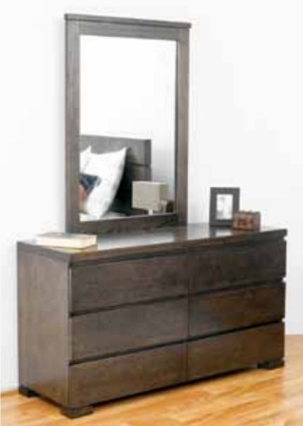 BENSON KING  6 PIECE (THE LOT)  BEDROOM SUITE WITH 2 FOOTEND DRAWERS - SMOKE