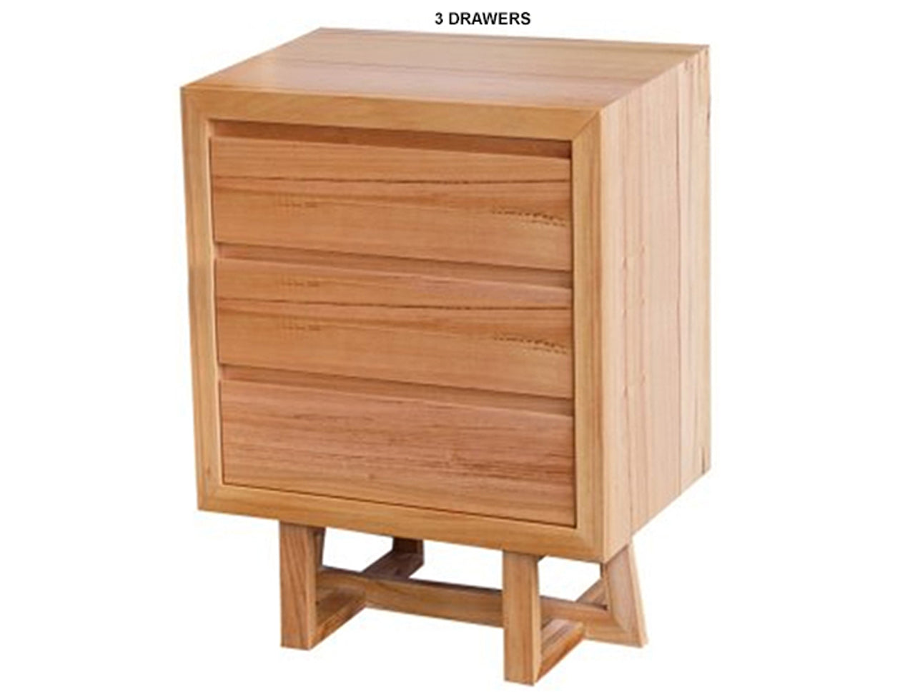 DANTE (AUSSIE MADE) BEDSIDE TABLE COLLECTION - TASSIE OAK COMBINATION - ASSORTED STAINED COLOURS - STARTING FROM $599