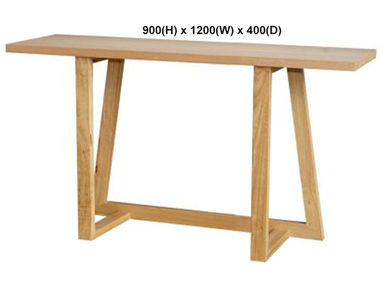 DANTE (AUSSIE MADE) HALL TABLE COLLECTION - TASSIE OAK COMBINATION - ASSORTED STAINED COLOURS - STARTING FROM $799