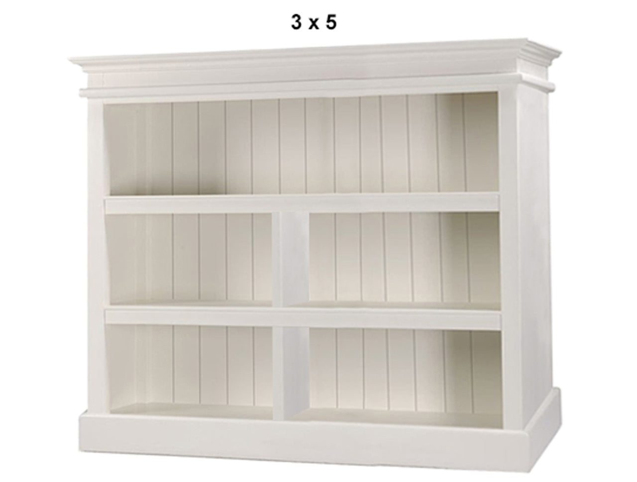 DARIA (AUSSIE MADE) LOWLINE BOOKCASE COLLECTION - ASSORTED PAINTED COLOURS - STARTING FROM $849