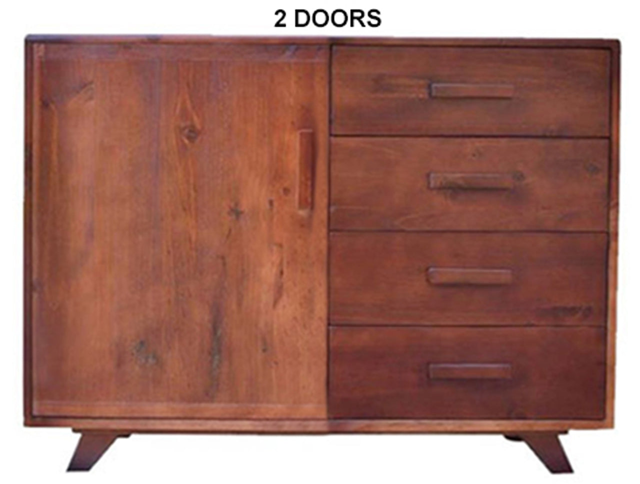 DENVER (AUSSIE MADE) BUFFET WITH SCANDI LEGS COLLECTION - ASSORTED STAINED COLOURS - STARTING FROM $899