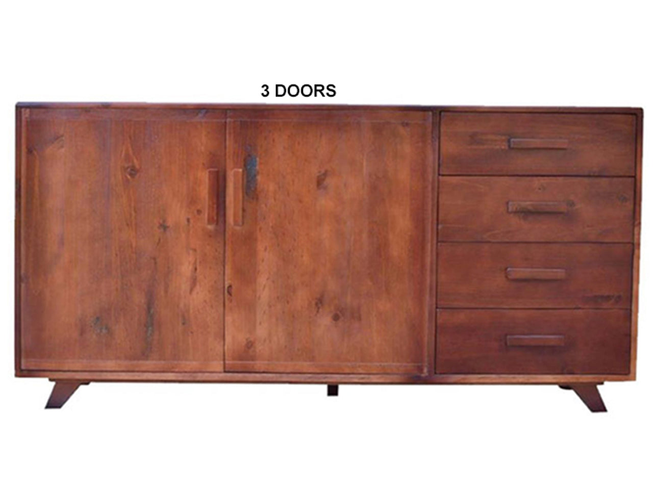 DENVER (AUSSIE MADE) BUFFET WITH SCANDI LEGS COLLECTION - ASSORTED STAINED COLOURS - STARTING FROM $899