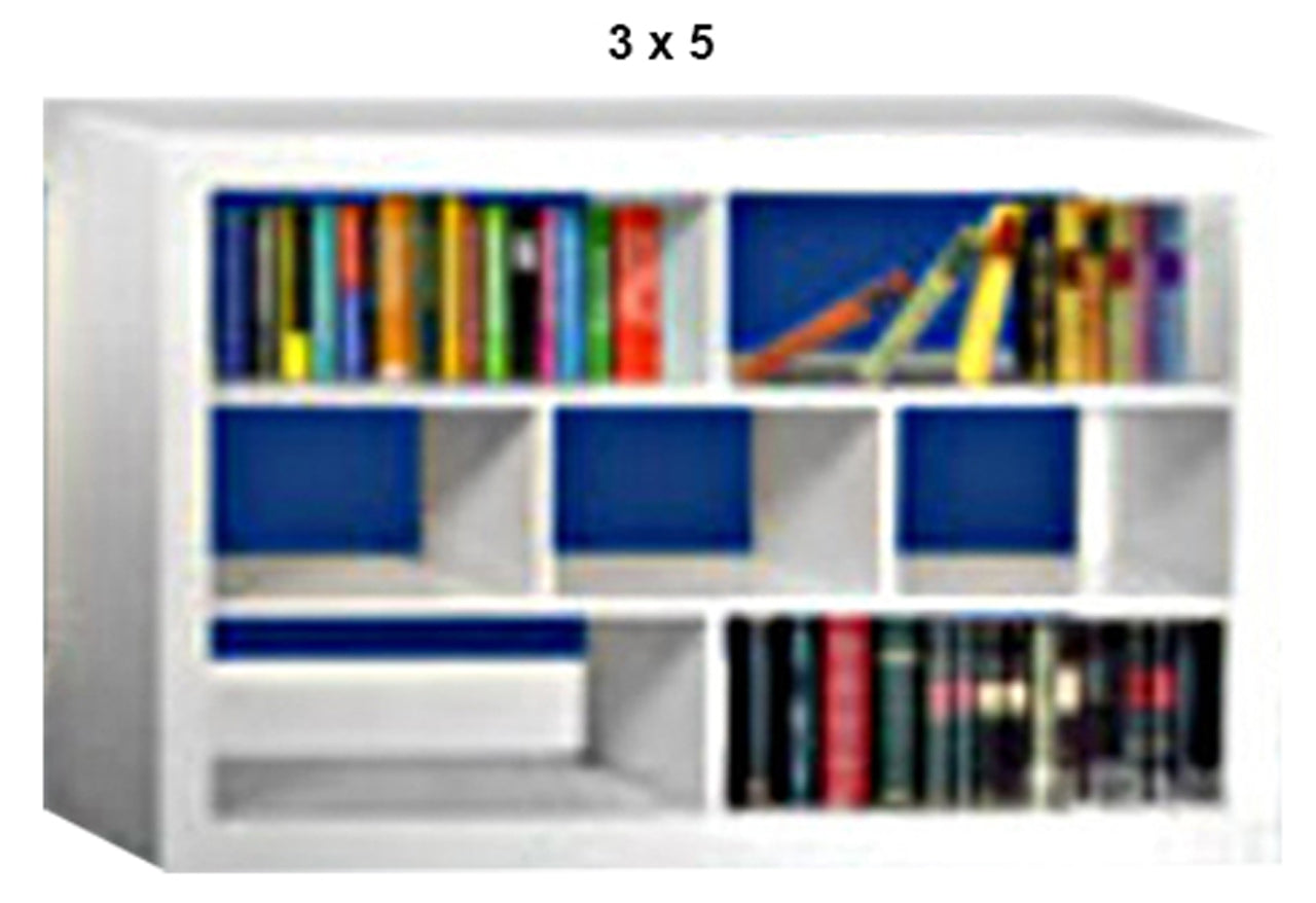 DERBY (AUSSIE MADE) WITH 70mm FACING LOWLINE BOOKCASE WITH KICKBOARD - ASSORTED PAINTED COLOURS - STARTING FROM $599