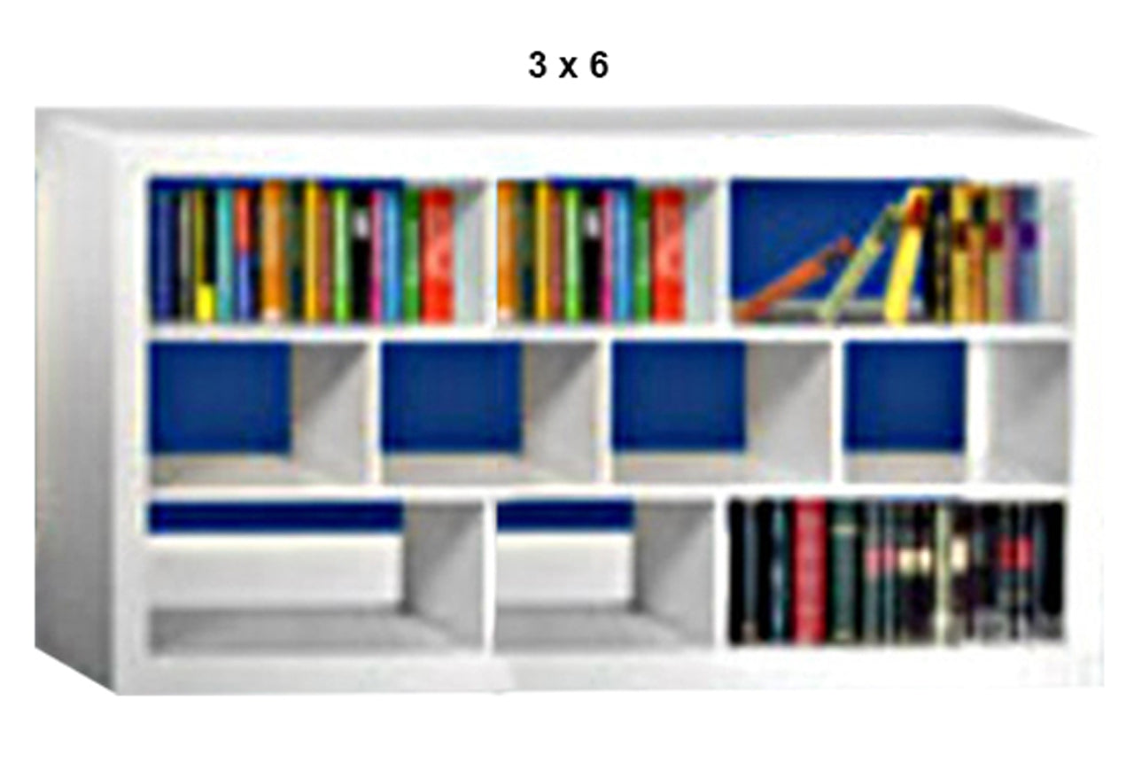 DERBY (AUSSIE MADE) WITH 70mm FACING LOWLINE BOOKCASE WITH KICKBOARD - ASSORTED PAINTED COLOURS - STARTING FROM $599