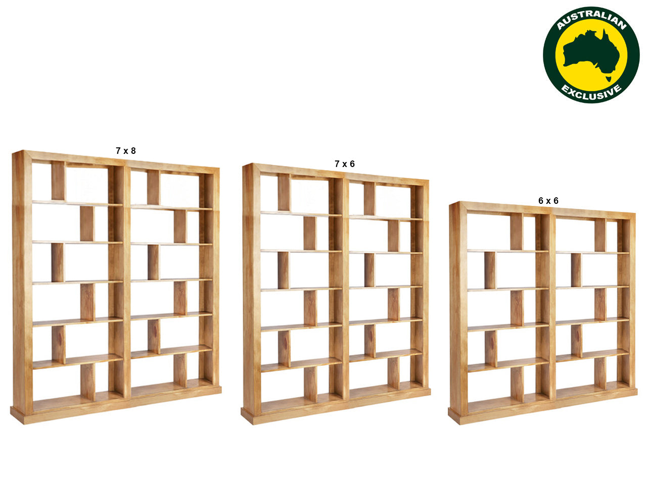 DERBY (AUSSIE MADE) 20 BOX STAGGERED ROOM DIVIDER COLLECTION - ASSORTED STAINED COLOURS - STARTING FROM $1299