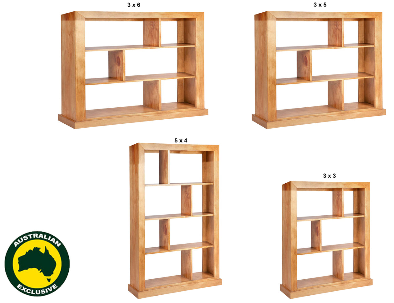 DERBY (AUSSIE MADE) LOWLINE ROOM DIVIDER WITH KICKBOARD COLLECTION - ASSORTED STAINED COLOURS - STARTING FROM $499
