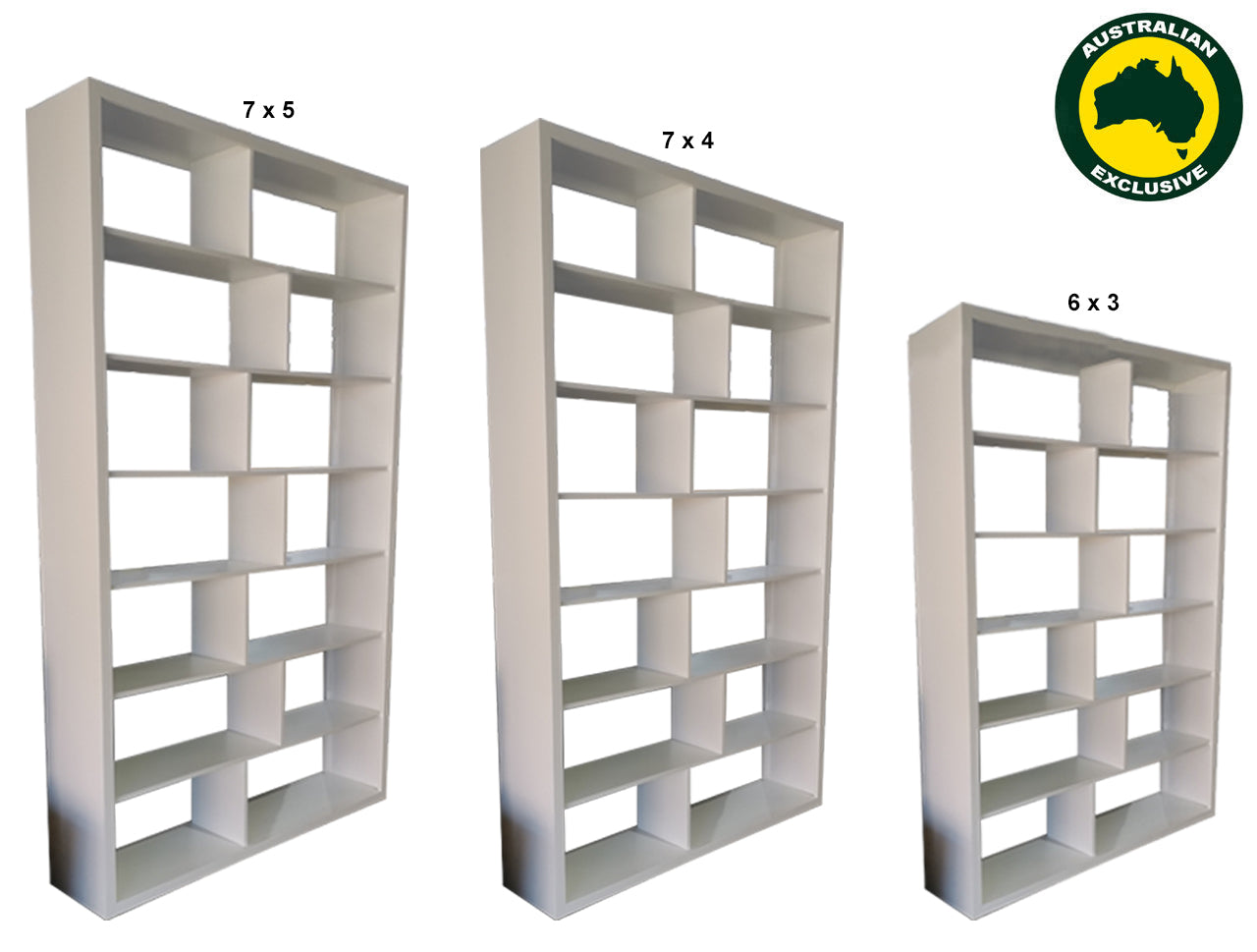 DERBY (AUSSIE MADE) HIGHLINE STAGGERED ROOM DIVIDER COLLECTION - ASSORTED PAINTED COLOURS - STARTING FROM $$899