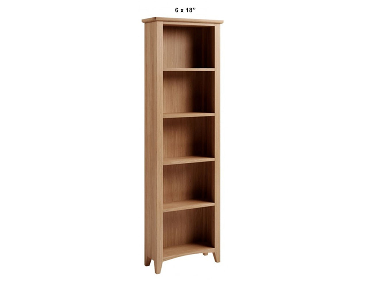ELEGANCE (AUSSIE MADE) SKINNY BOOKCASE COLLECTION - TASMANIA OAK COMBINATION - ASSORTED STAINED COLOURS - STARTING FROM $699