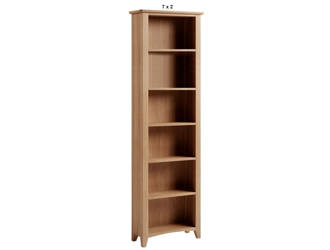 ELEGANCE (AUSSIE MADE) SKINNY BOOKCASE COLLECTION - TASMANIA OAK COMBINATION - ASSORTED STAINED COLOURS - STARTING FROM $699