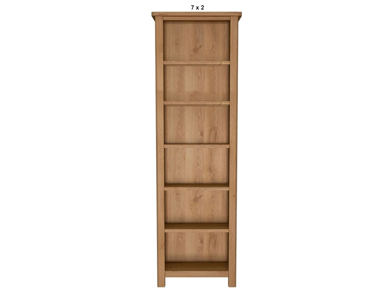 EMINENCE (AUSSIE MADE) SKINNY BOOKCASE COLLECTION - TASSIE OAK COMBINATION - ASSORTED STAINED COLOURS - STARTING FROM $699