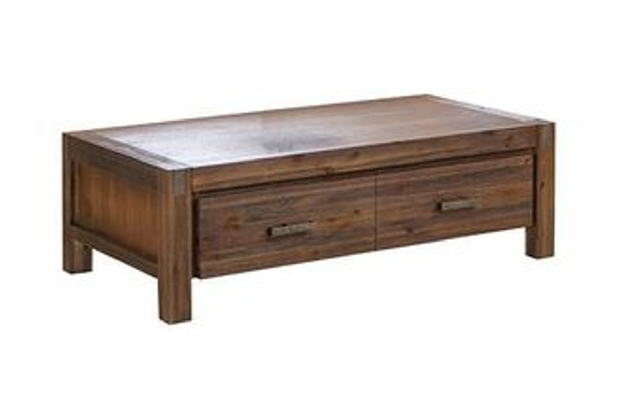  ENDLICHERI COFFEE TABLE - OAK OR CHOCOLATE