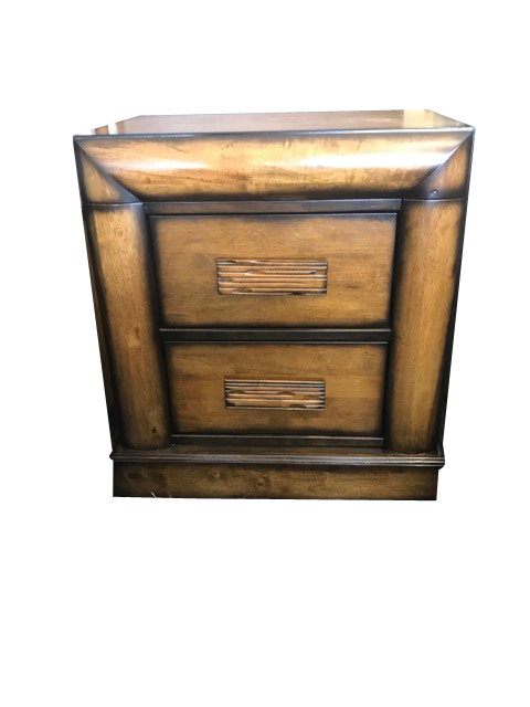 DAVINA  3 DRAWER BEDSIDE TABLE   - (MODEL:2.18.15.15.11.12.25.14) - COLOUR AS PICTURED