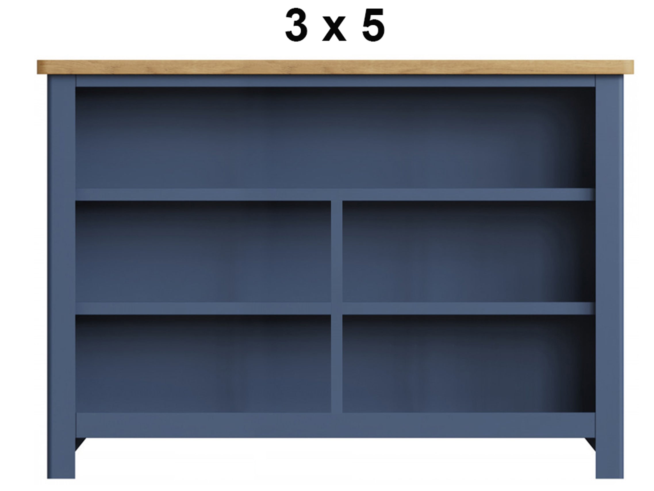 EDEN (AUSSIE MADE) LOWLINE BOOKCASE COLLECTION - ASSORTED PAINTED COLOURS - STARTING FROM $599
