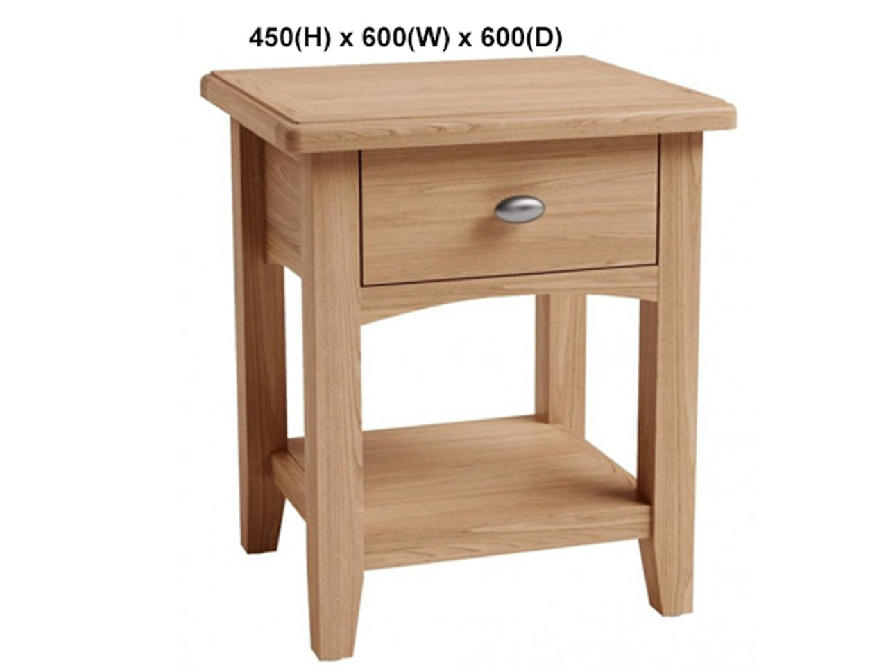 ELEGANCE (AUSSIE MADE) 1 DRAWER LAMP TABLE (NO PARQUETRY) COLLECTION - TASSIE OAK COMBINATION - ASSORTED STAINED COLOURS - STARTING FROM $499