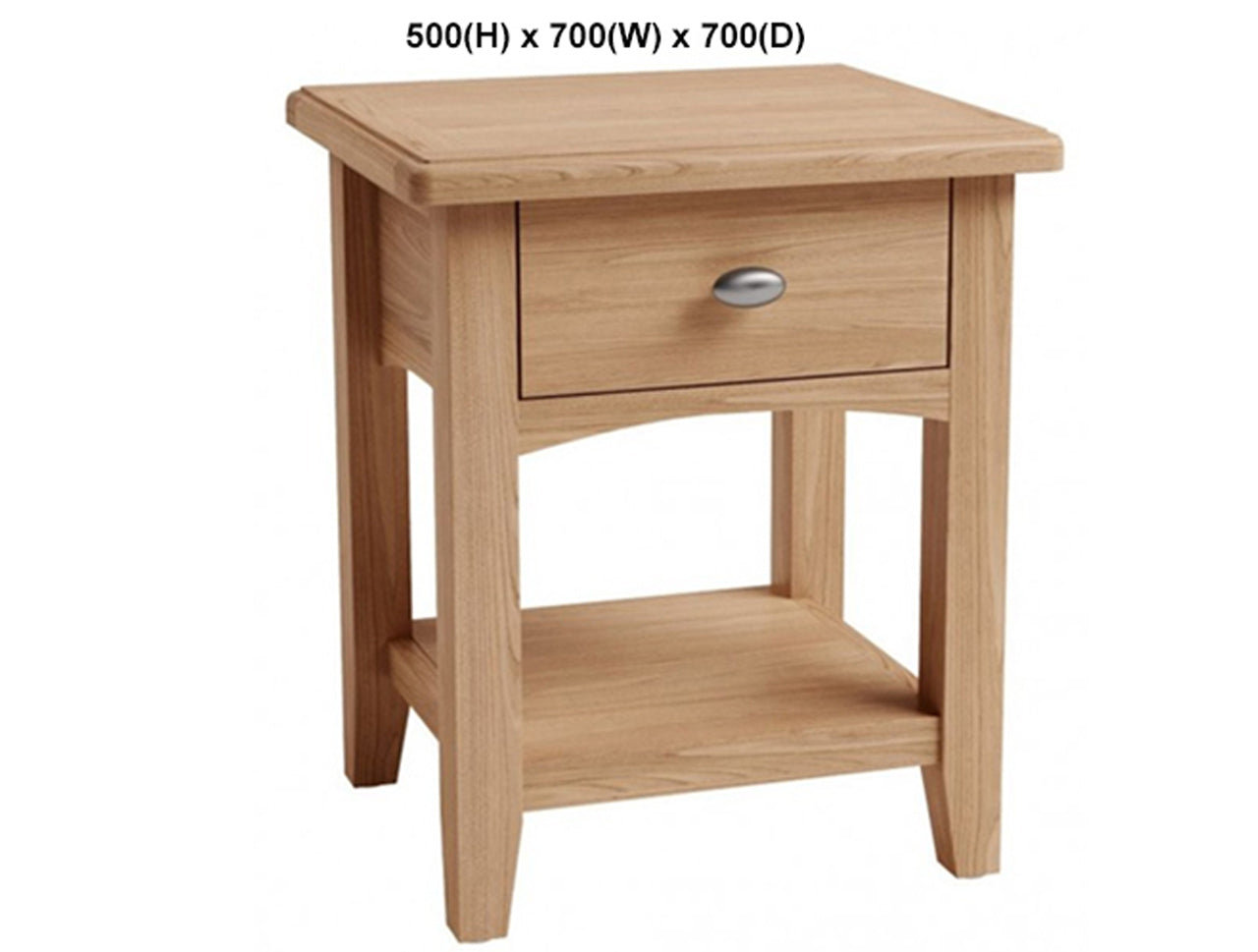 ELEGANCE (AUSSIE MADE) 1 DRAWER LAMP TABLE (NO PARQUETRY) COLLECTION - TASSIE OAK COMBINATION - ASSORTED STAINED COLOURS - STARTING FROM $499
