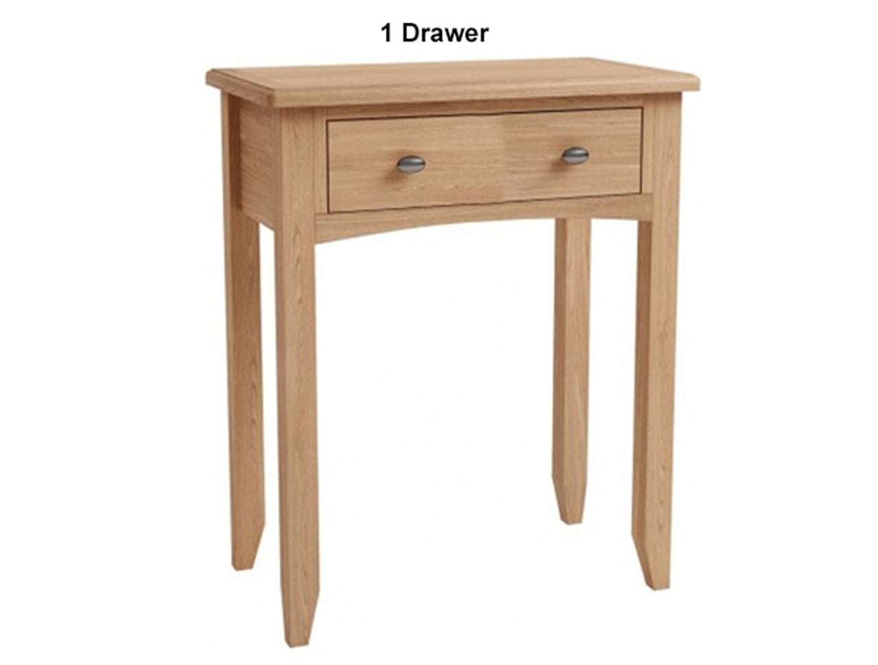 ELEGANCE (AUSSIE MADE) CONSOLE TABLE COLLECTION - TASSIE OAK COMBINATION - ASSORTED PAINTED COLOURS - STARTING FROM $499