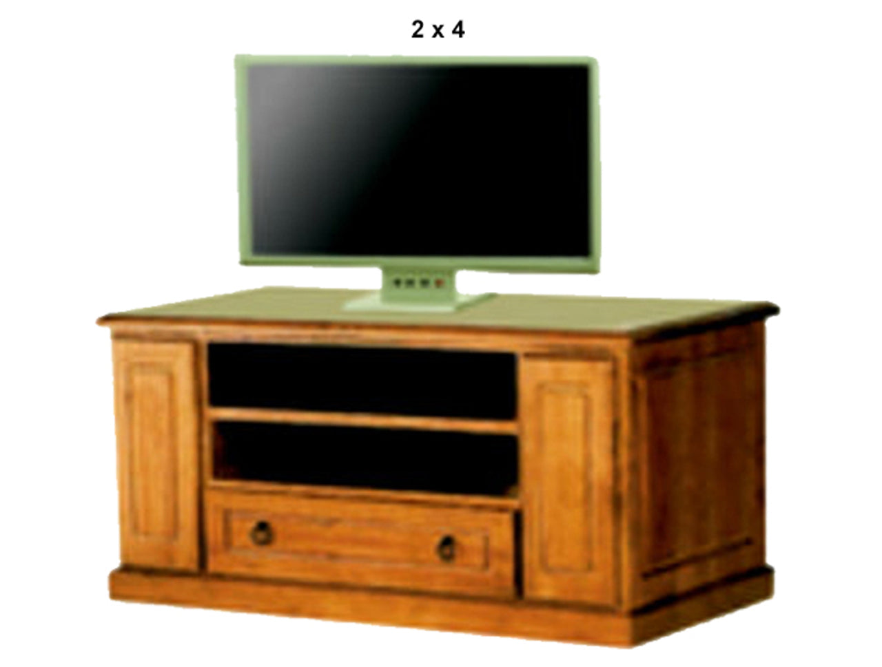 ELTHAM (AUSSIE MADE) LOWLINE TV UNIT WITH 2 DVD/CD PULLOUTS & 1 DRAWER COLLECTION - ASSORTED STAINED COLOURS - STARTING FROM $999