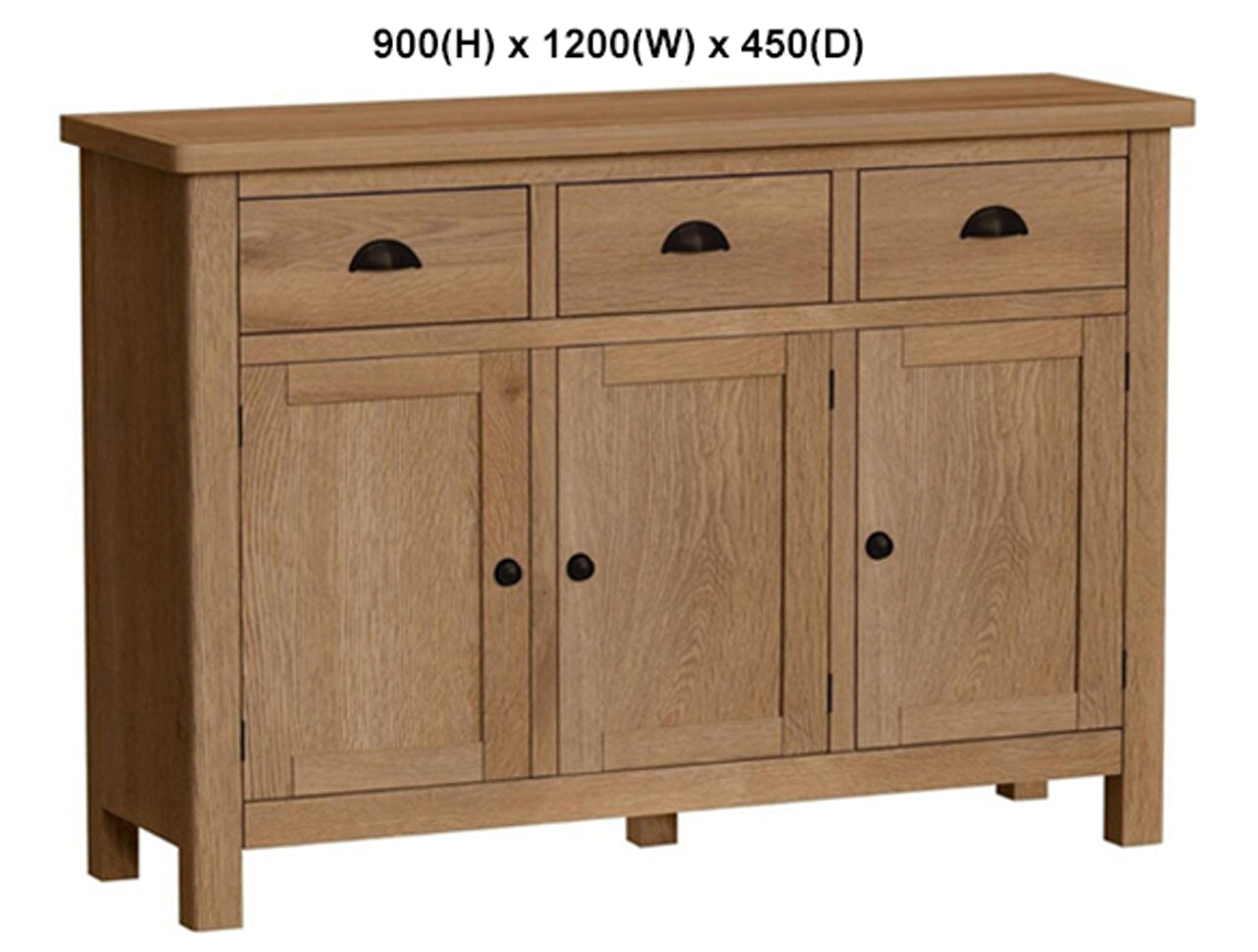 EMINENCE (AUSSIE MADE) OAK SIDEBOARD BUFFET COLLECTION - TASSIE OAK COMBINATION - ASSORTED STAINED COLOURS - STARTING FROM $999
