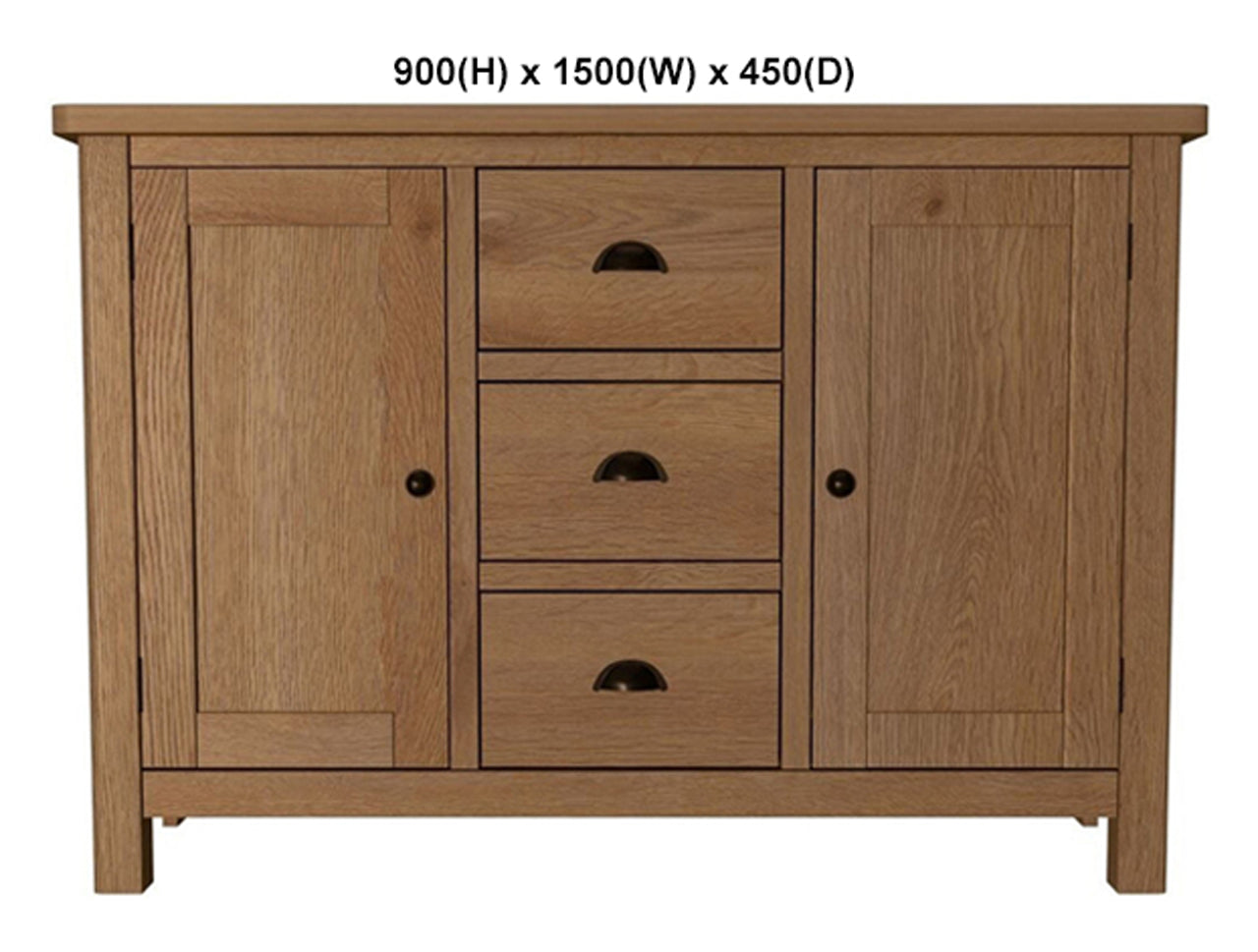EMINENCE (AUSSIE MADE) OAK SIDEBOARD BUFFET COLLECTION - TASSIE OAK COMBINATION - ASSORTED STAINED COLOURS - STARTING FROM $999