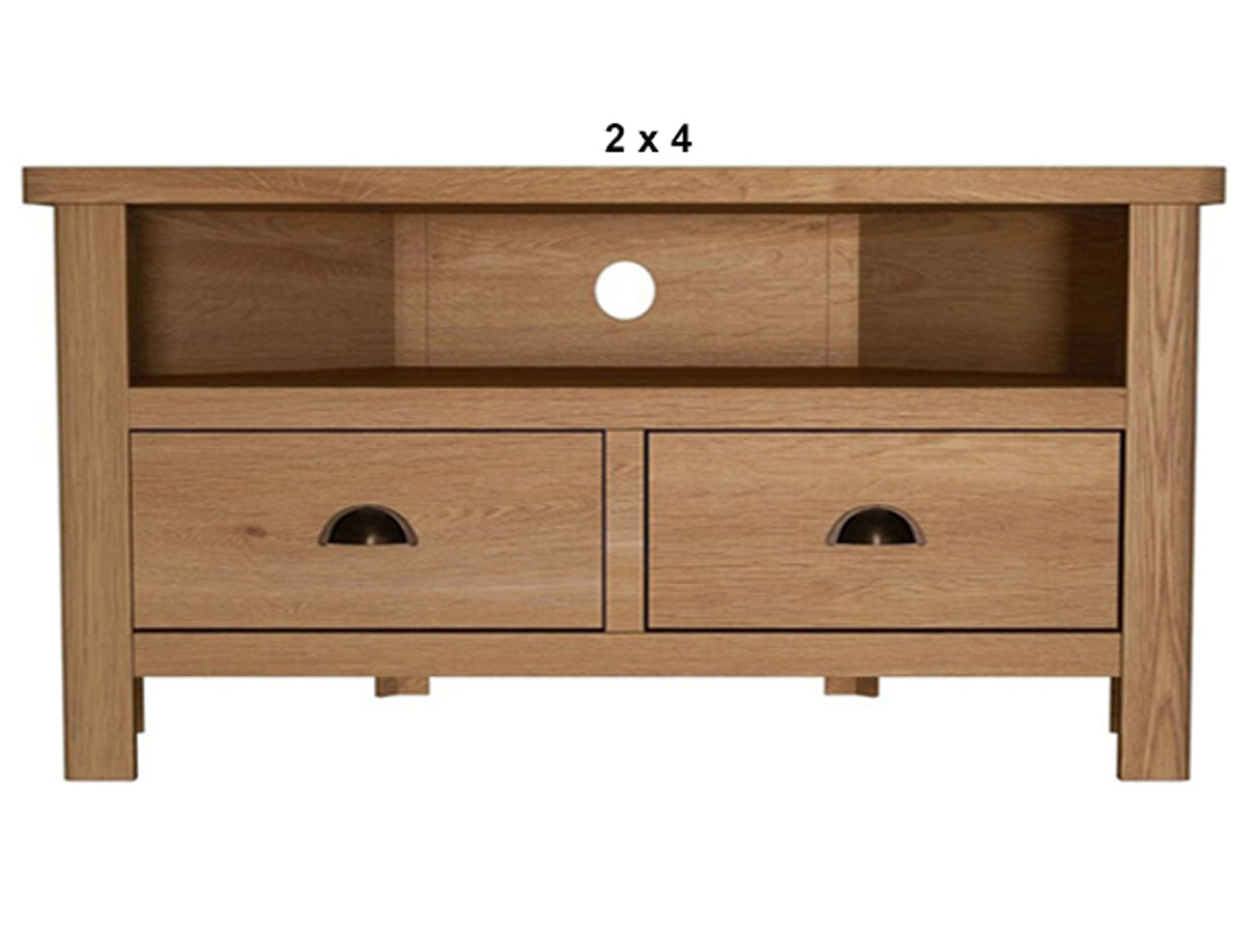 EMINENCE (AUSSIE MADE) OAK CORNER TV ENTERTAINMENT UNIT COLLECTION - TASSIE OAK COMBINATION - ASSORTED STAINED COLOURS - STARTING FROM $899