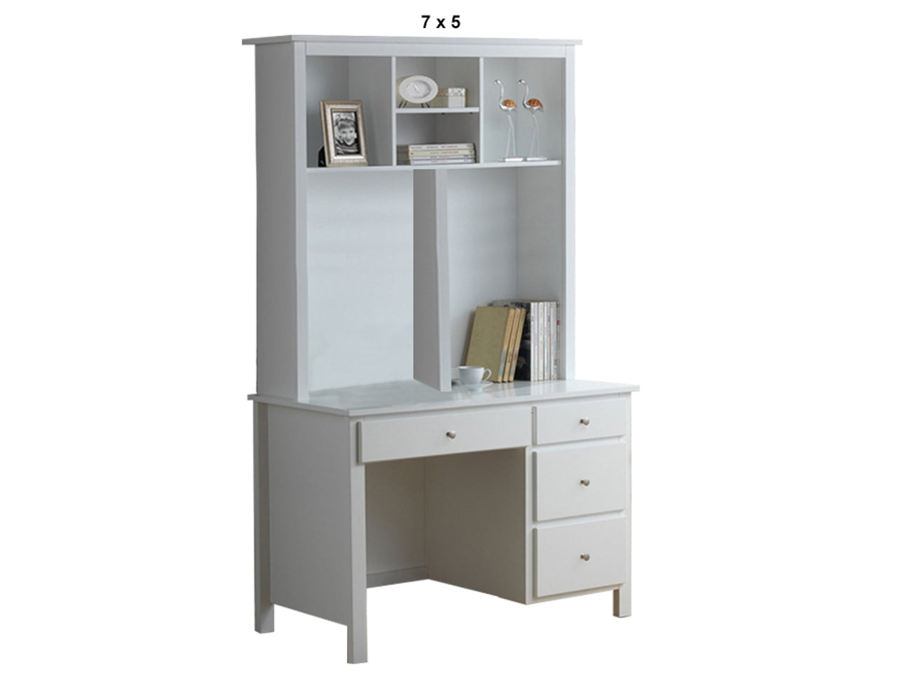 EMPRESS (AUSSIE MADE) DESK WITH HUTCH (REVERSIBLE) COLLECTION - ASSORTED PAINTED COLOURS - STARTING FROM $1399
