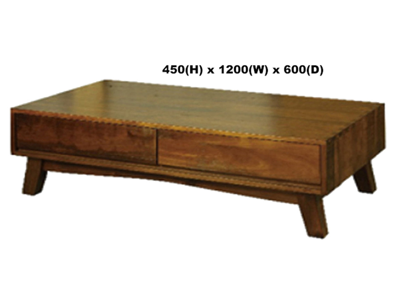 EUREKA (AUSSIE MADE) 2 DRAWER COFFEE TABLE COLLECTION - ASSORTED STAINED COLOURS - STARTING FROM $599