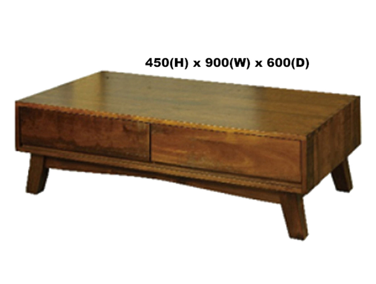EUREKA (AUSSIE MADE) 2 DRAWER COFFEE TABLE COLLECTION - ASSORTED STAINED COLOURS - STARTING FROM $599