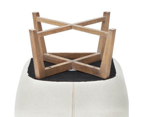 ACCON FABRIC LOUNGE ARMCHAIR - BEIGE