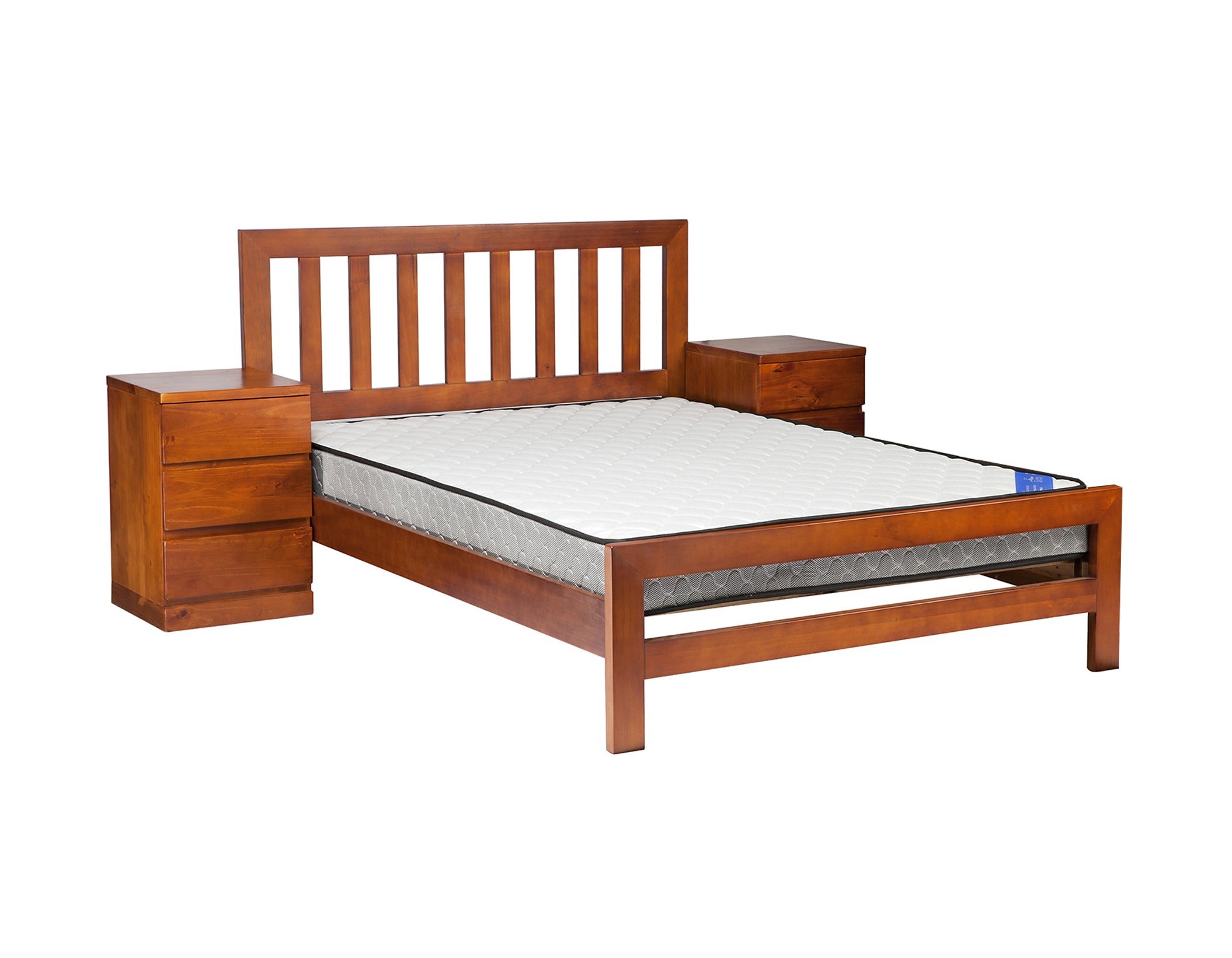 KING SINGLE FLETCHER (AUSSIE MADE) BED - ASSORTED COLOURS