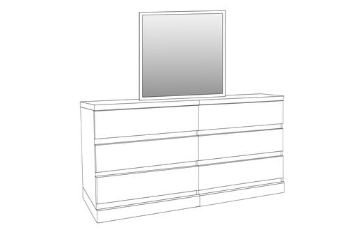 FLETCHER (AUSSIE MADE) SINGLE OR KING SINGLE 5 PIECE BEDROOM SUITE - ASSORTED COLOURS