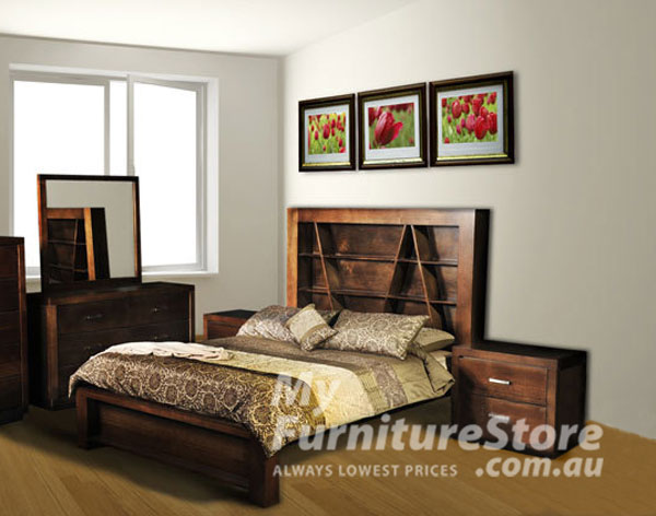 CHRISTIAN KING 5 PIECE BEDROOM SUITE - ASSORTED COLOURS