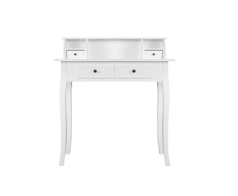 BERTHA 4 DRAWER DRESSING TABLE - WHITE
