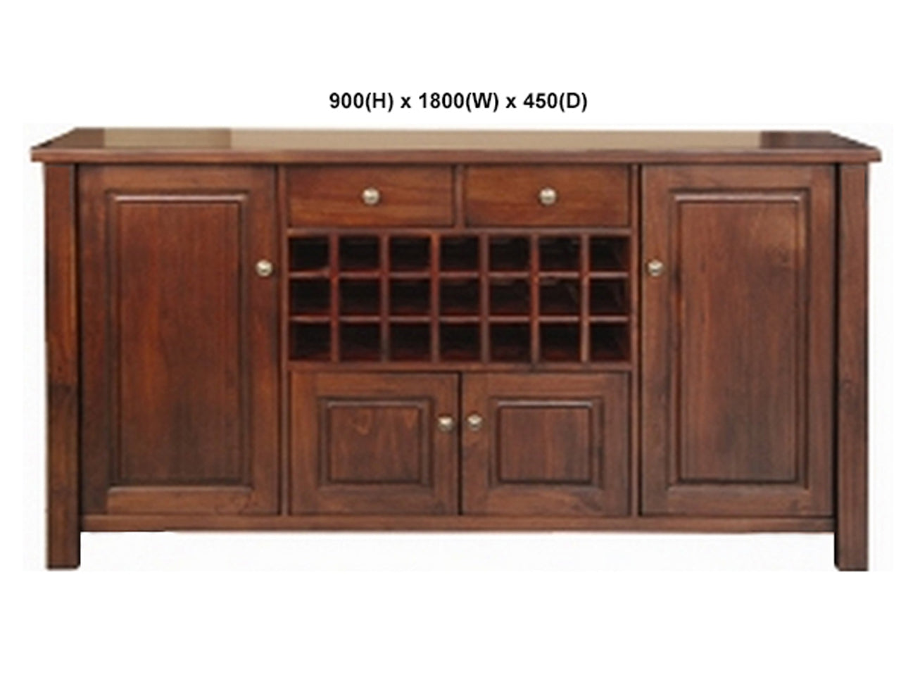 FABULOS (AUSSIE MADE)  4 DOOR 2 DRAWER BUFFET COLLECTION - ASSORTED STAINED COLOURS - STARTING FROM $1699