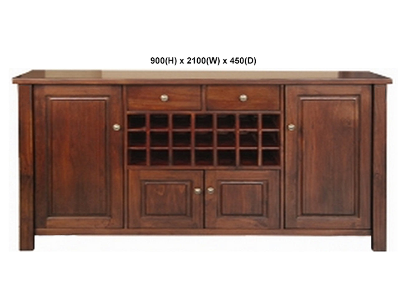 FABULOS (AUSSIE MADE)  4 DOOR 2 DRAWER BUFFET COLLECTION - ASSORTED STAINED COLOURS - STARTING FROM $1699