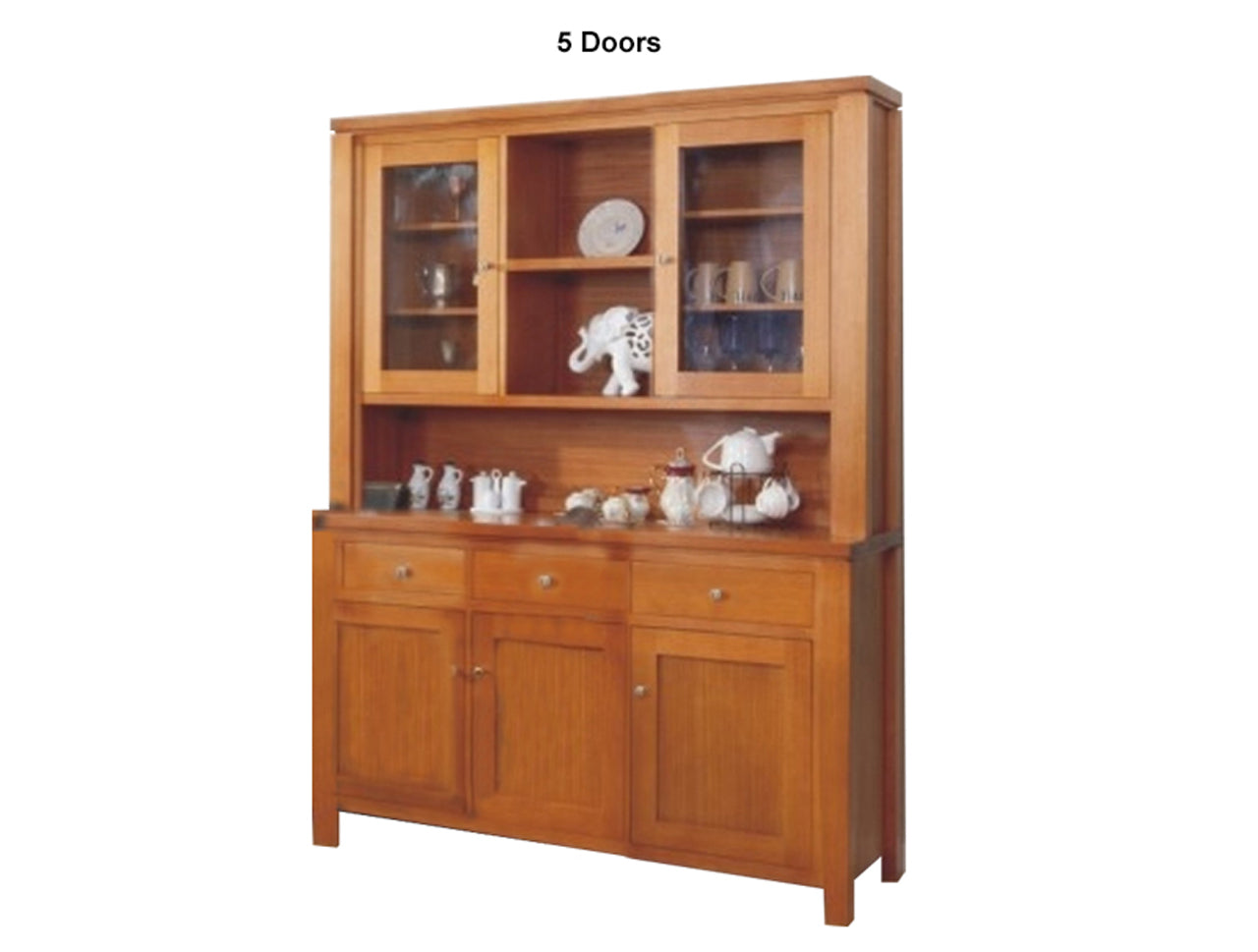 FAIRHOLM  (AUSSIE MADE) BUFFET AND HUTCH COLLECTION - TASSIE OAK COMBINATION - ASSORTED STAINED COLOURS - STARTING FROM $2999
