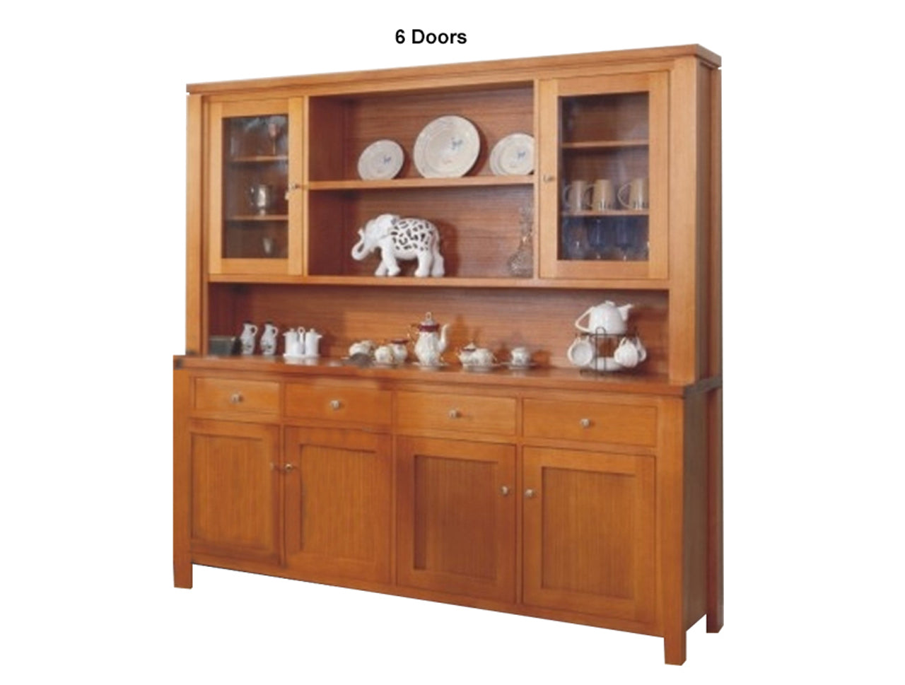 FAIRHOLM  (AUSSIE MADE) BUFFET AND HUTCH COLLECTION - TASSIE OAK COMBINATION - ASSORTED STAINED COLOURS - STARTING FROM $2999